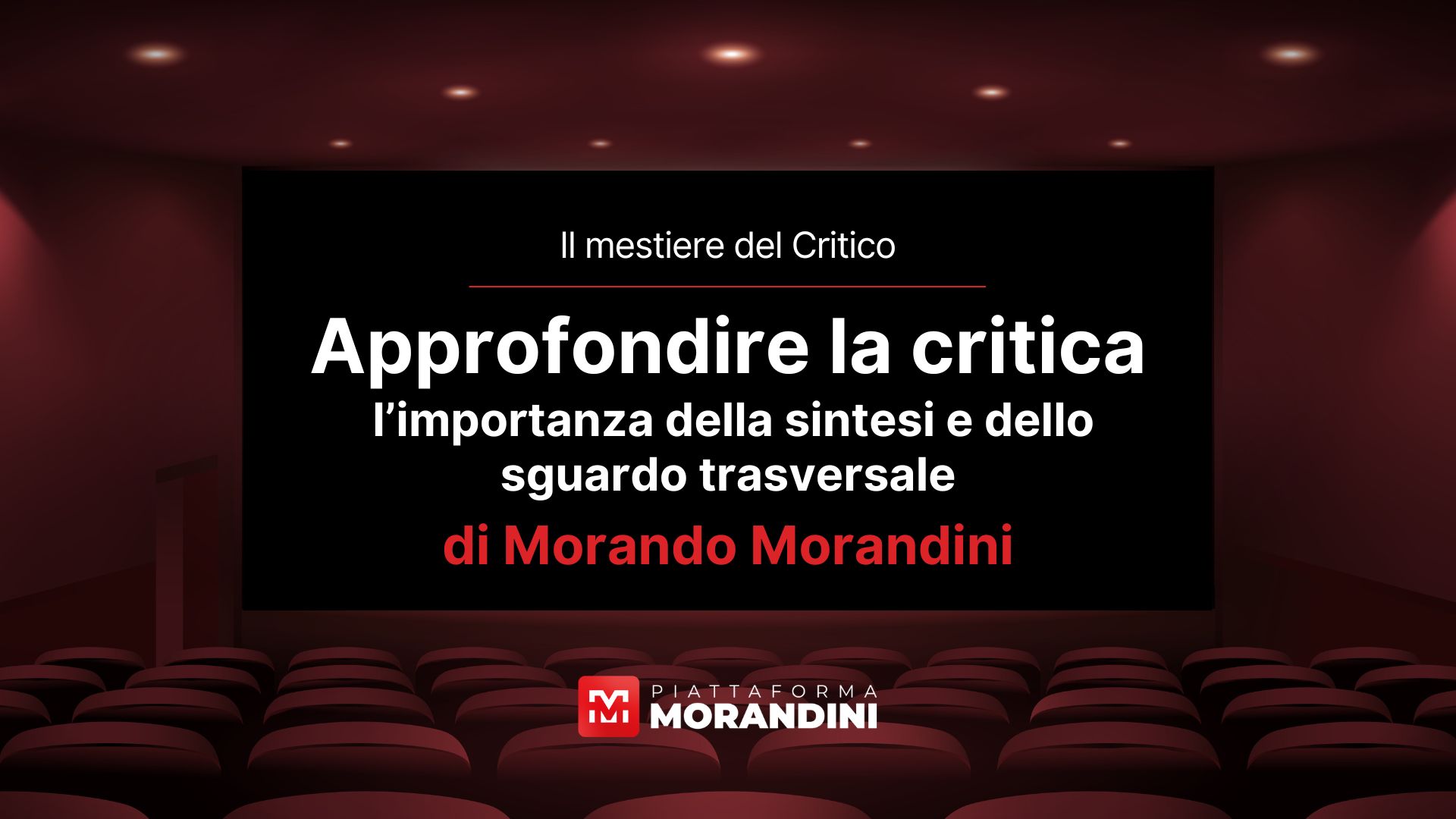 approfondire la critica